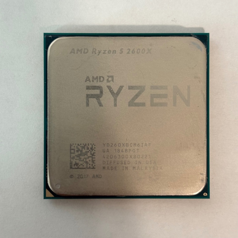 FOR PARTS AMD Processor Ryzen 5 2600X YD260XBCM6IAF 6-Core 3.6GHz Desktop CPU